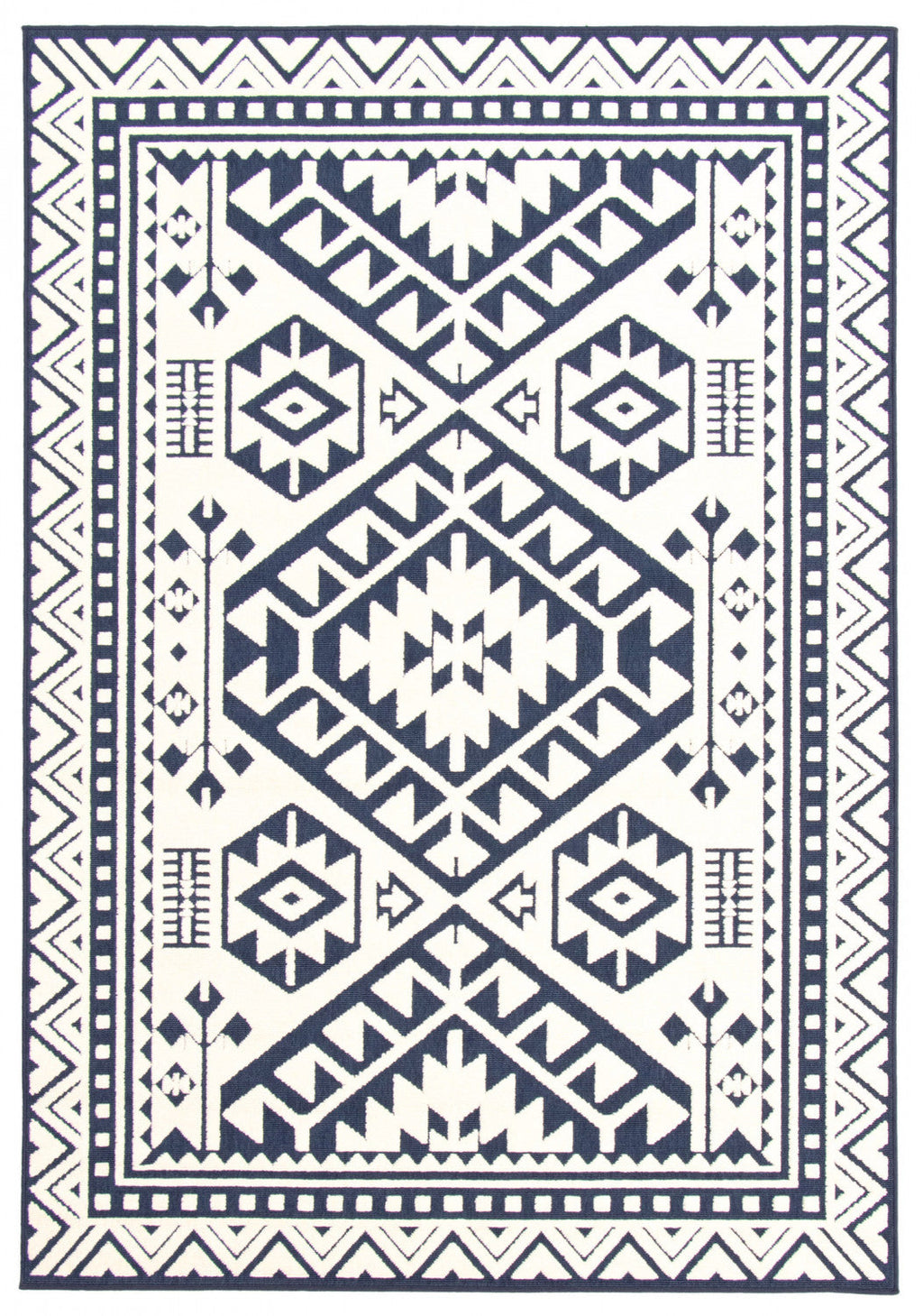 Gaia Blue 3'11" x 5'7" Area Rug|Carpette Gaia bleue 3 pi 11 po x 5 pi 7 po|D86FWYND