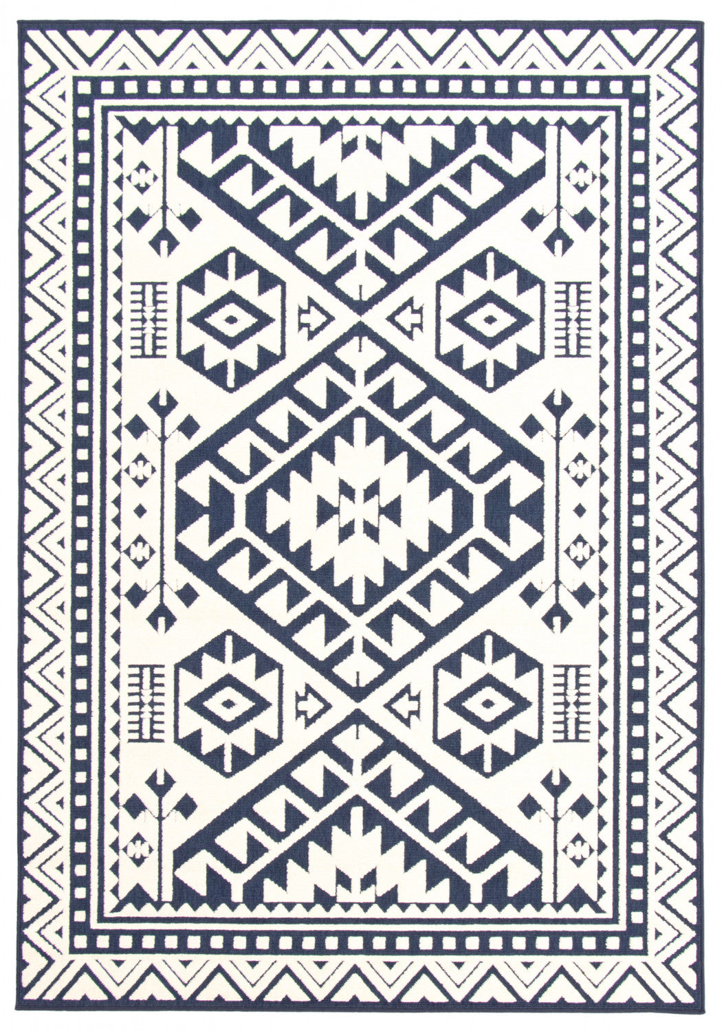 Gaia Blue 3'11" x 5'7" Area Rug|Carpette Gaia bleue 3 pi 11 po x 5 pi 7 po|D86FWYND
