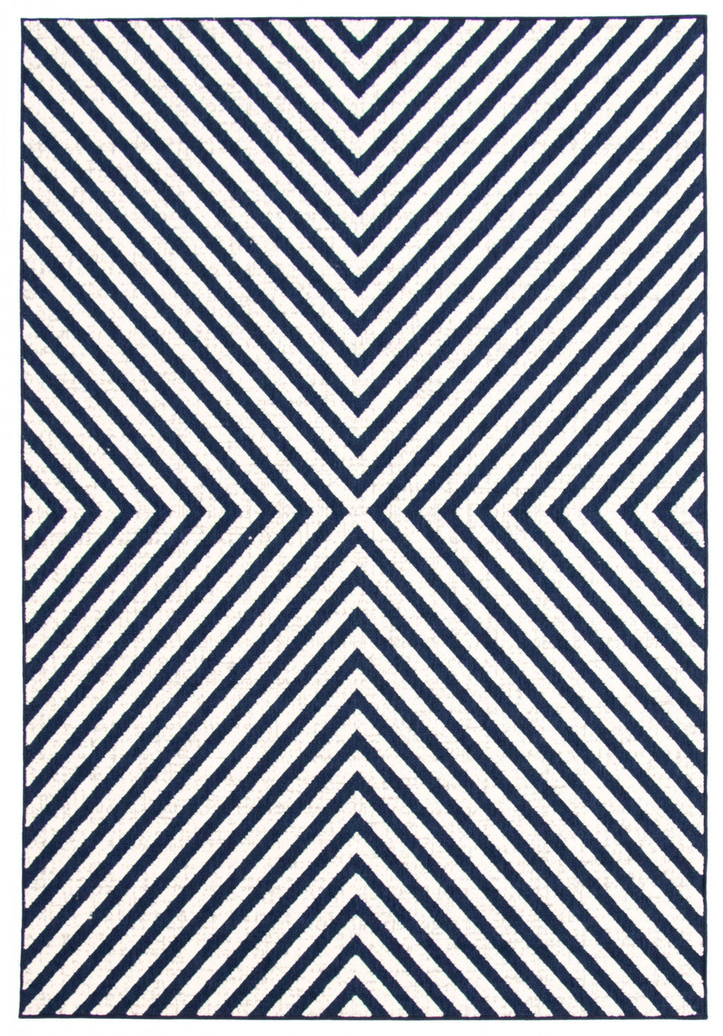 Dodie Blue-Ivory 5'3" x 7'7" Area Rug|Carpette Dodie bleueivoire 5 pi 3 po x 7 pi 7 po|D86FKT64