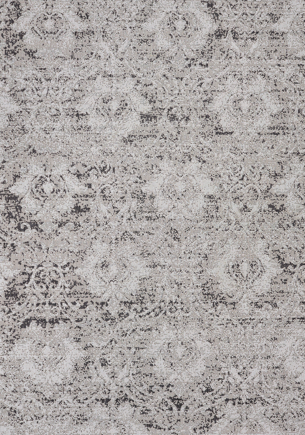 Jackson Distressed Damask Indoor/Outdoor Area Rug - 5'3" x 7'7"|Carpette Jackson à motif damassé vieilli pour l'intérieur et l'extérieur - 5 pi 3 po x 7 pi 7 po