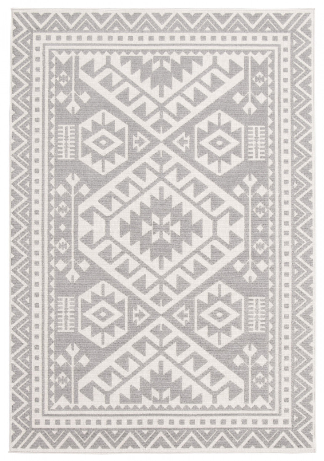 Gaia Light Grey 4'7" x 6'7" Area Rug|Carpette Gaia gris clair 4 pi 7 po x 6 pi 7 po|D86FW5XO