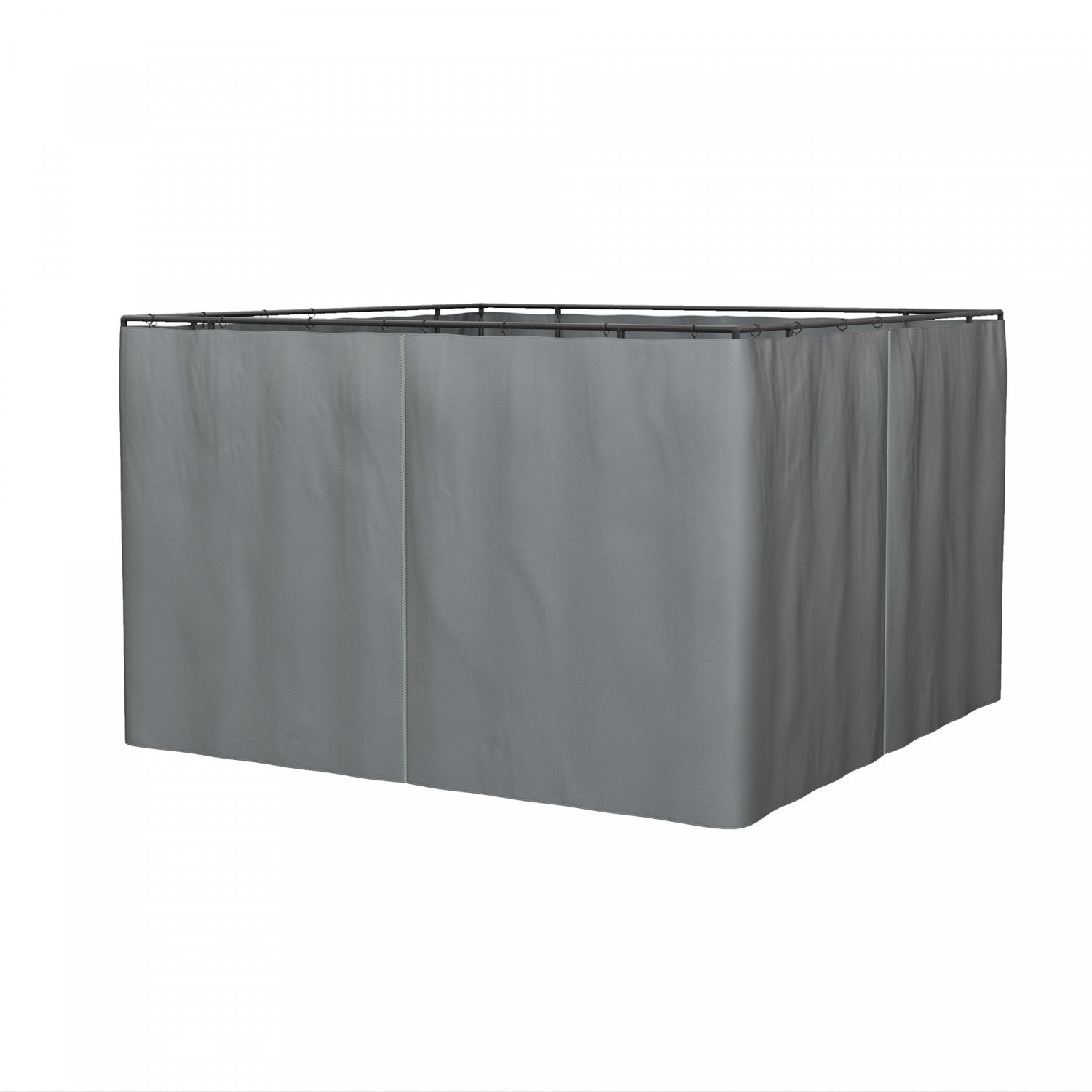 Outsunny Replacement Gazebo Curtains With Zipper, 4-panel Gazebo Privacy Side Panels Only, For 10' X|Outsunny Ensemble De Parois Laterales De Rechange Pour Tonnelle Universelle De 4 Panneaux Pour La Pl