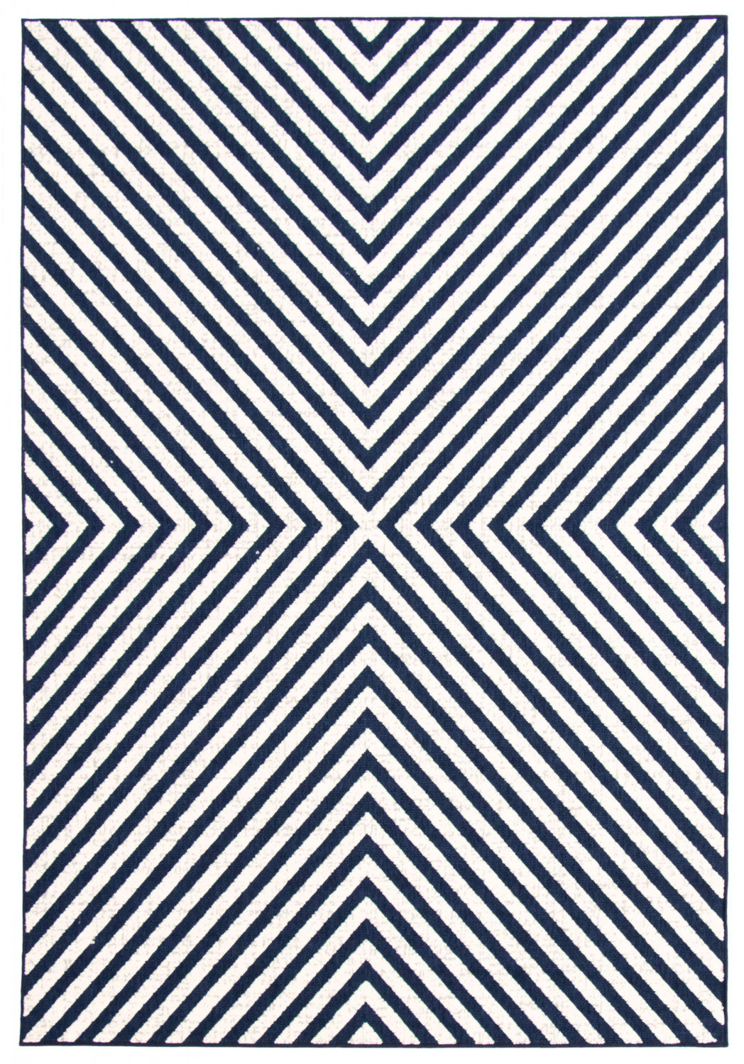 Dodie Blue-Ivory 4'7" x 6'7" Area Rug|Carpette Dodie bleueivoire 4 pi 7 po x 6 pi 7 po|D86F28XB