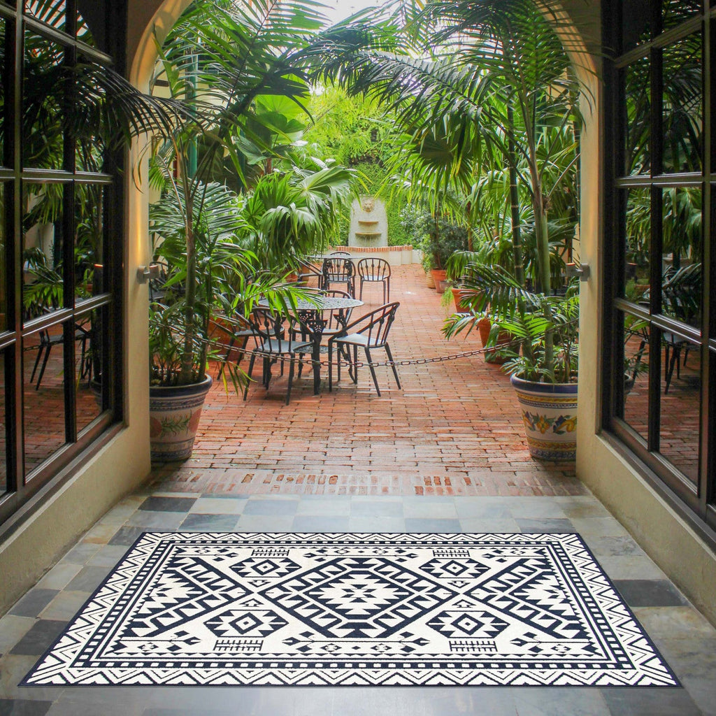 Gaia Blue 3'11" x 5'7" Area Rug|Carpette Gaia bleue 3 pi 11 po x 5 pi 7 po|D86FWYND