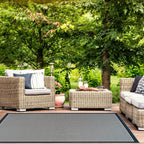 Chinue Blue 4'7" x 6'7" Area Rug|Carpette Chinue bleue 4 pi 7 po x 6 pi 7 po|D86FZT50