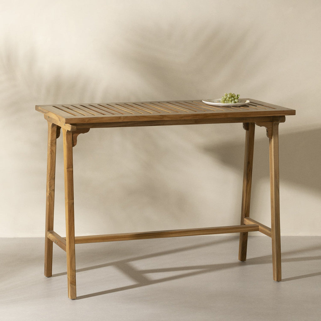 Agave Teak Bar Table - Natural|Table bar Agave en teck - naturelle