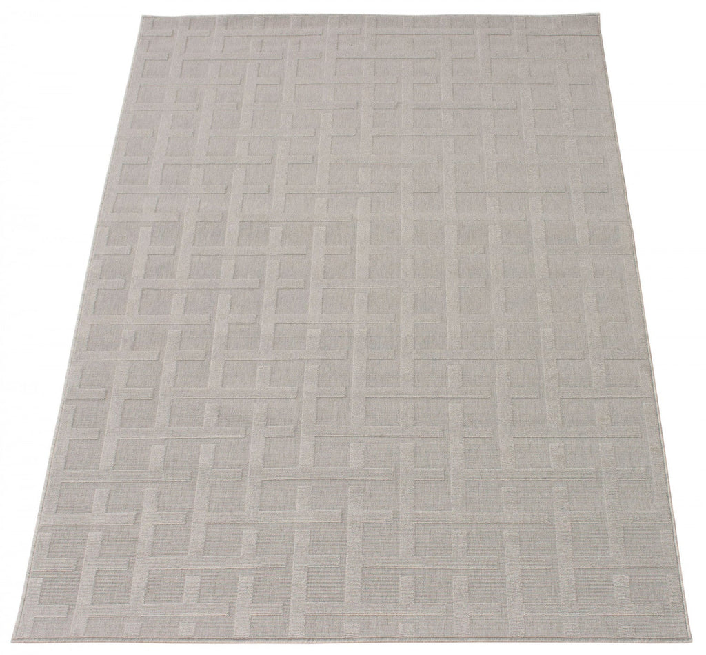 Brangane Grey 6'7" x 9'6" Area Rug|Carpette Brangane grise 6 pi 7 po x 9 pi 6 po|D86F4RNJ