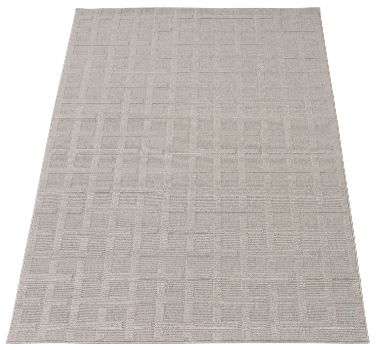 Brangane Grey 6'7" x 9'6" Area Rug|Carpette Brangane grise 6 pi 7 po x 9 pi 6 po|D86F4RNJ