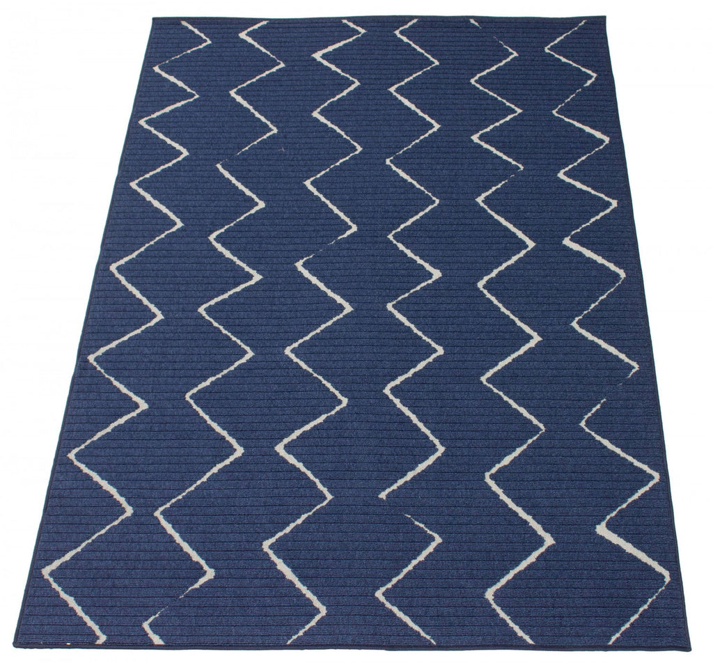 Kimi Blue 4'7" x 6'7" Area Rug|Carpette Kimi bleue 4 pi 7 po x 6 pi 7 po|D86FAVG7