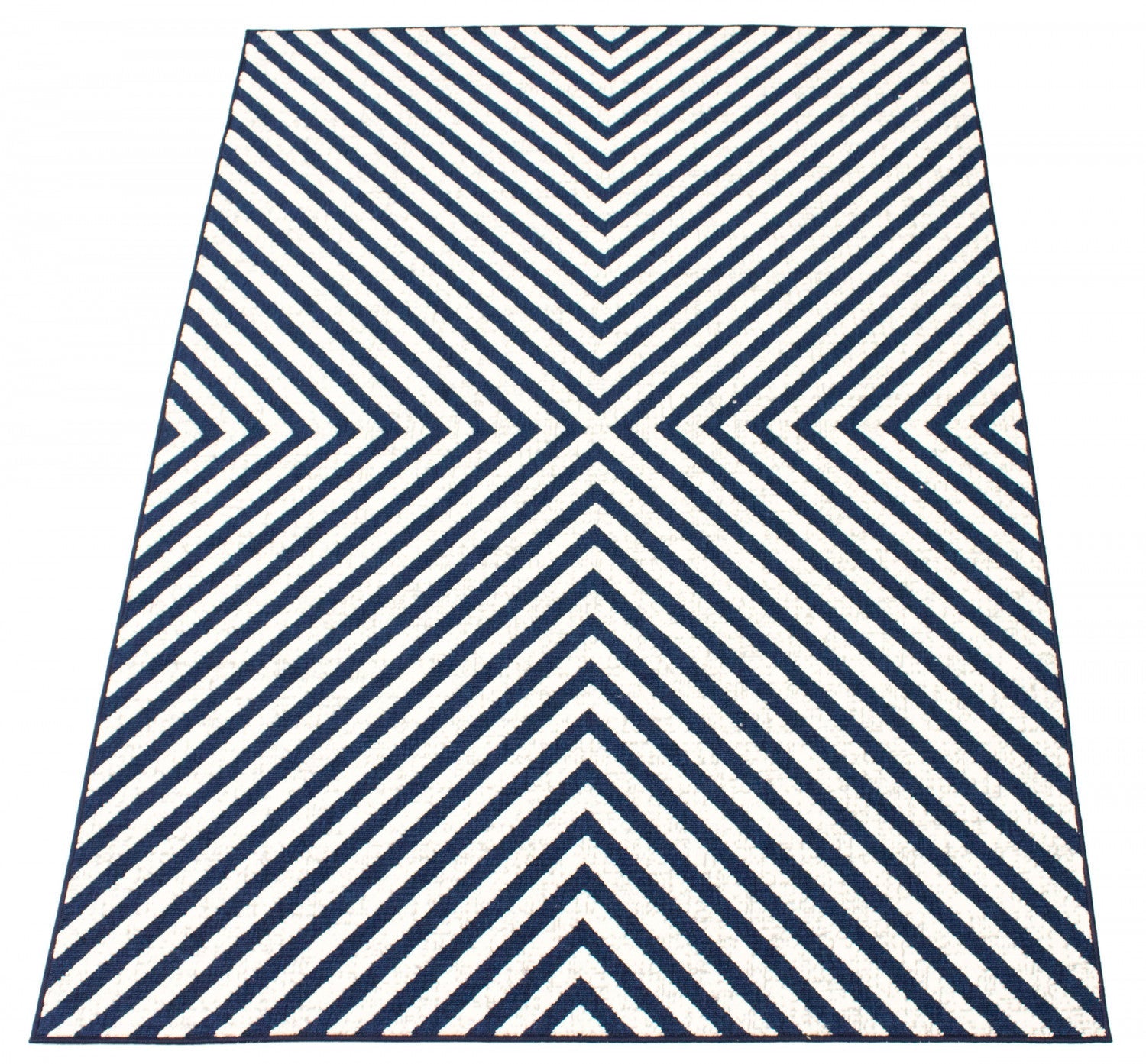 Dodie Blue-Ivory 5'3" x 7'7" Area Rug|Carpette Dodie bleueivoire 5 pi 3 po x 7 pi 7 po|D86FKT64