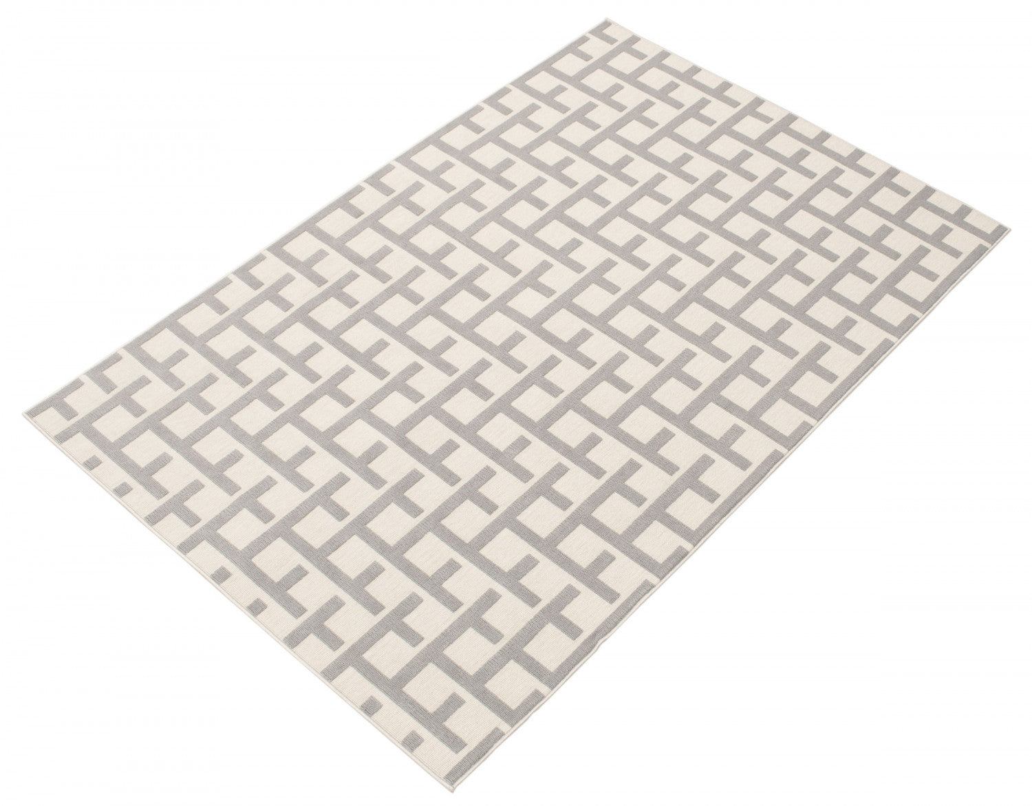 Brangane Light Grey 6'7" x 9'6" Area Rug|Carpette Brangane gris clair 6 pi 7 po x 9 pi 6 po|D86FM3NX