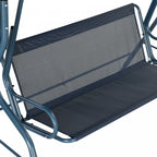 Outsunny 3-seat Patio Swing, Outdoor Swing With Adjustable Canopy|Outsunny Balancoire De Patio A 3 Places, Balancoire Avec Auvent Reglable