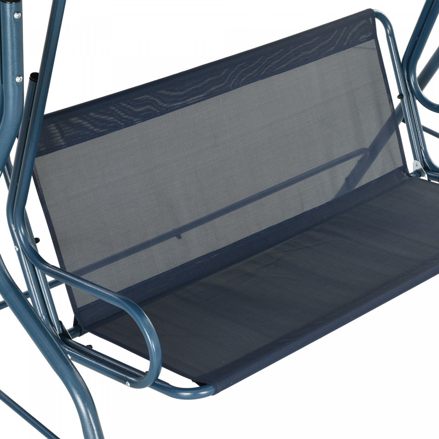 Outsunny 3-seat Patio Swing, Outdoor Swing With Adjustable Canopy|Outsunny Balancoire De Patio A 3 Places, Balancoire Avec Auvent Reglable