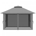 Outsunny 13' X 13' Pop Up Canopy With Mesh Sidewalls, Easy Up Canopy Tent Shelter With 2-tier Roof, |Outsunny 13' X 13' Pop Up Canopy With Mesh Sidewalls, Easy Up Canopy Tent Shelter With 2-tier Roof,