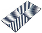 Dodie Blue-Ivory 2'8" x 4'11" Area Rug|Carpette Dodie bleueivoire 2 pi 8 po x 4 pi 11 po|D86FZ80X