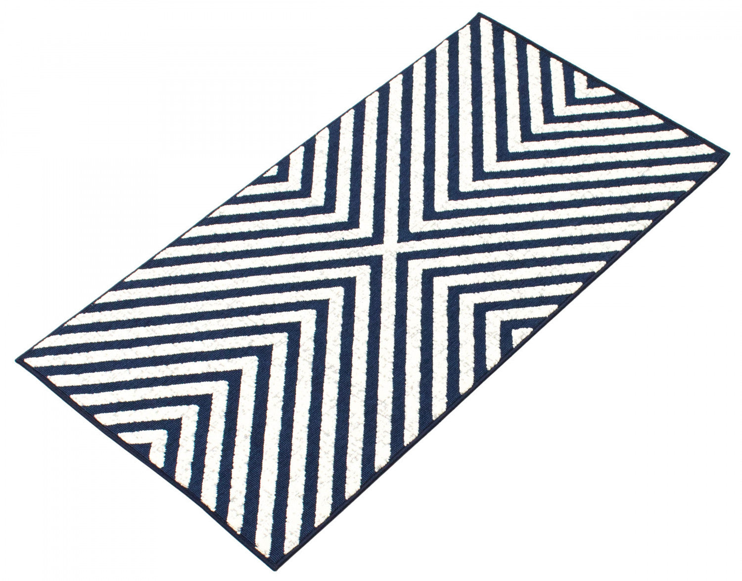 Dodie Blue-Ivory 2'8" x 4'11" Area Rug|Carpette Dodie bleueivoire 2 pi 8 po x 4 pi 11 po|D86FZ80X