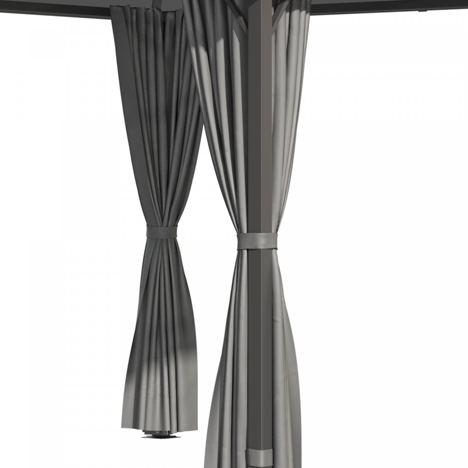 Outsunny 10' X 10' Outdoor Gazebo Canopy, Hardtop Gazebo With uv60+ Polycarbonate Roof, Solid Steel |Outsunny Auvent De Tonnelle D'exterieur 10' X 10', Tonnelle A Toit Rigide En Polycarbonate Uv60+, Ca