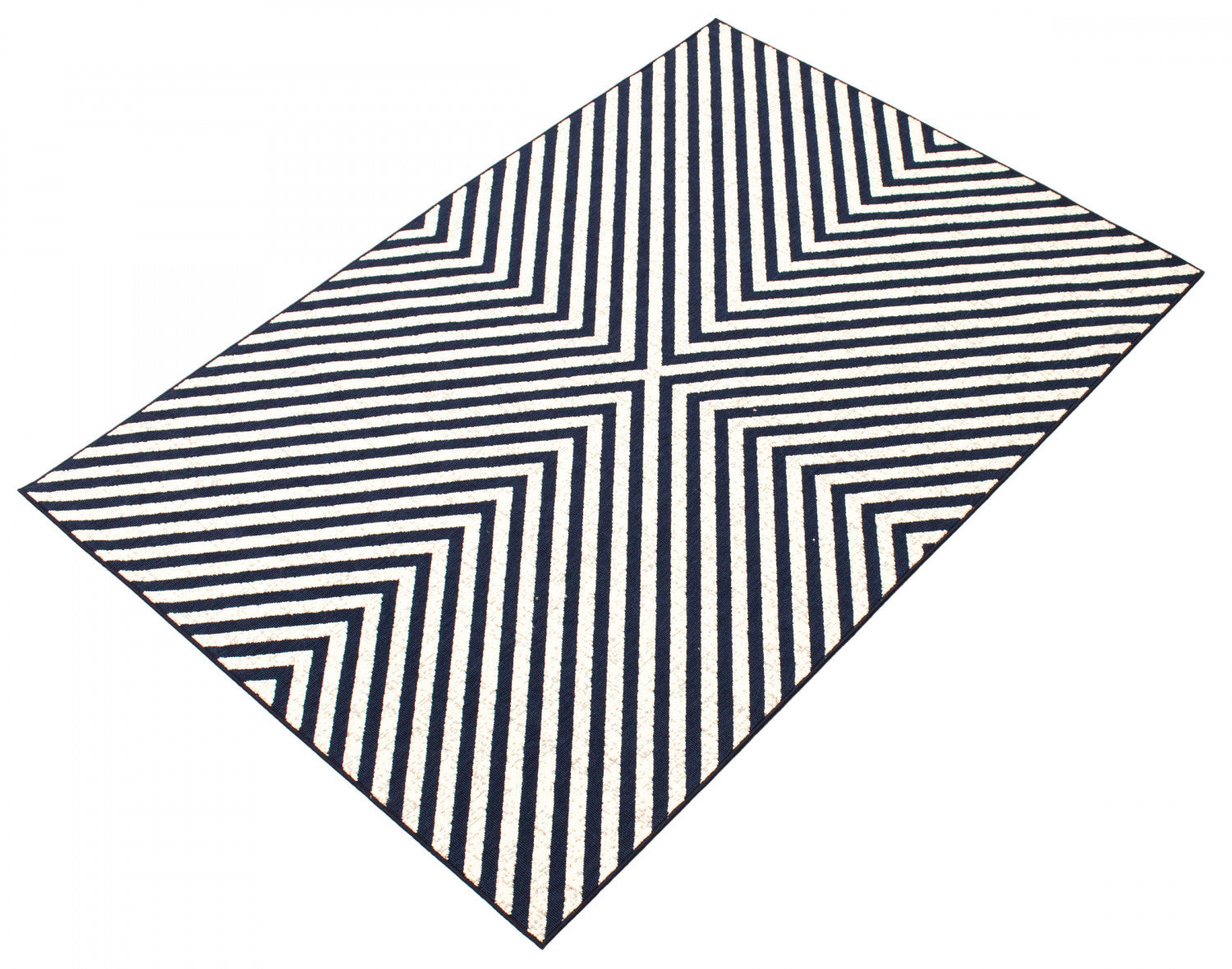 Dodie Blue-Ivory 4'7" x 6'7" Area Rug|Carpette Dodie bleueivoire 4 pi 7 po x 6 pi 7 po|D86F28XB