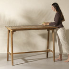 Agave Teak Bar Table - Natural|Table bar Agave en teck - naturelle