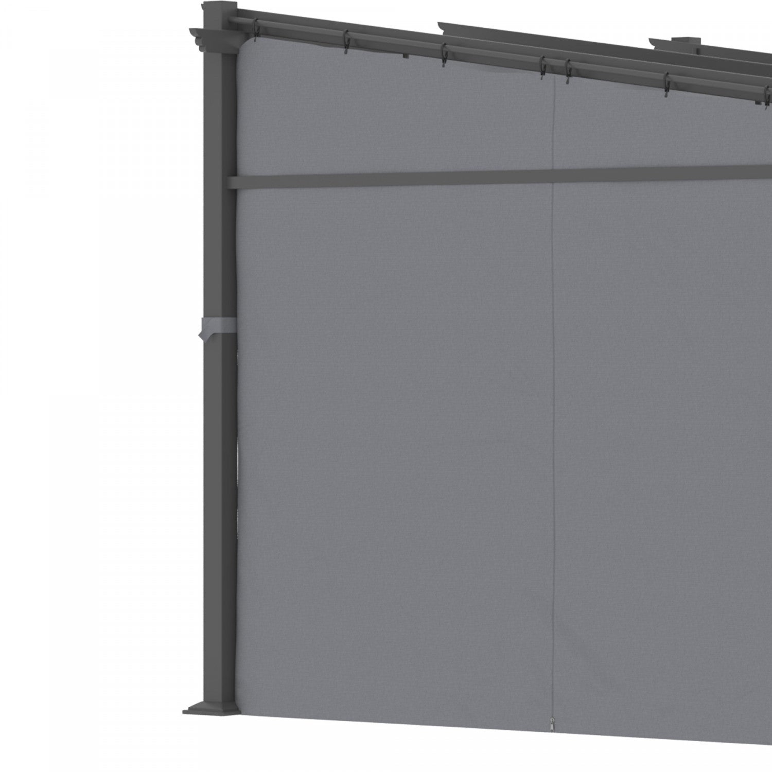 Outsunny 10' X 10' Metal Pergola With Sliding Roof Canopy, Retractable Pergola Canopy For Outdoor, P|Outsunny Pergola Metallique De 9.7' X 9.7' Avec Toit Coulissant, Auvent De Pergola Retractable Pour