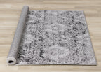 Jackson Distressed Damask Indoor/Outdoor Area Rug - 5'3" x 7'7"|Carpette Jackson à motif damassé vieilli pour l'intérieur et l'extérieur - 5 pi 3 po x 7 pi 7 po