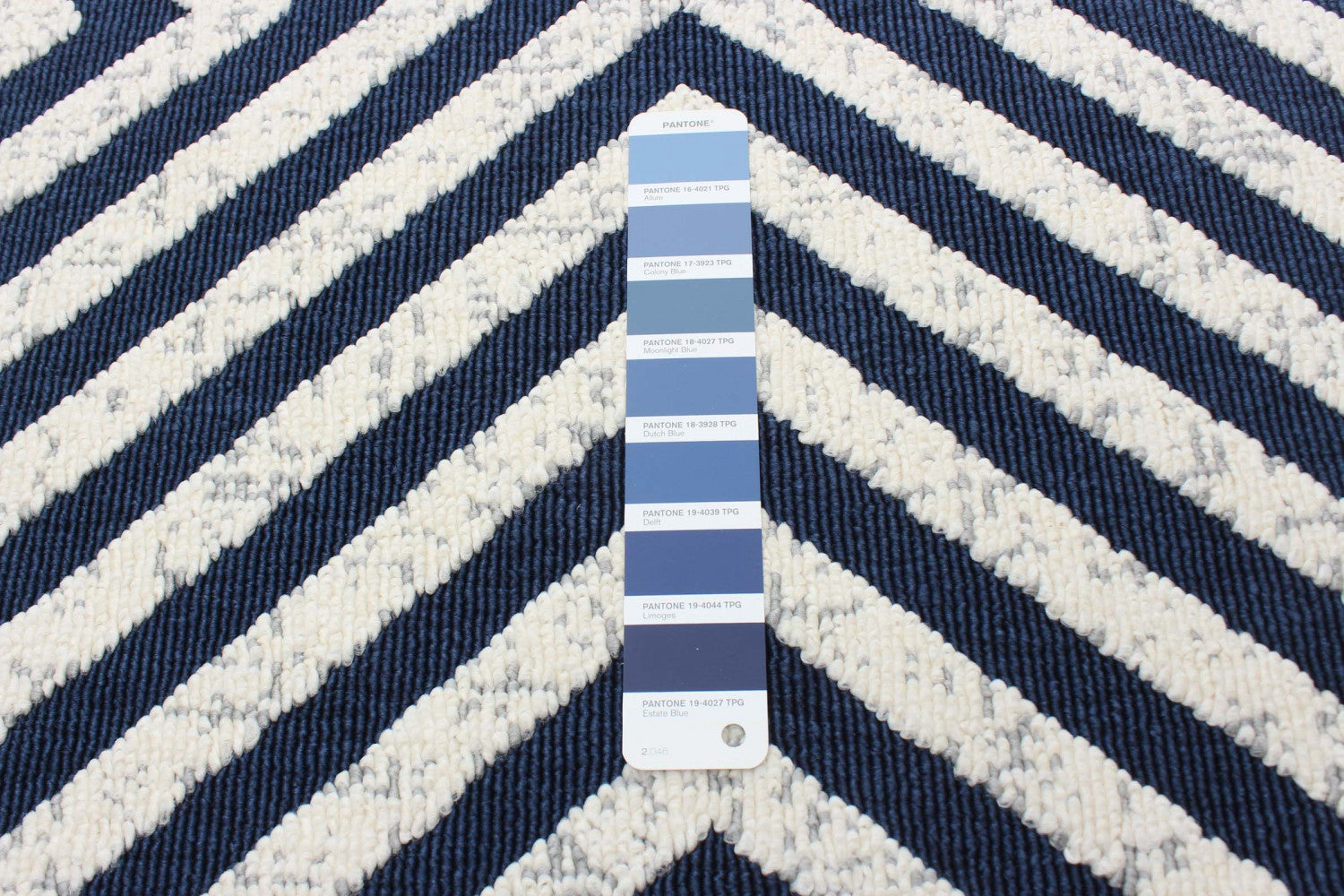 Dodie Blue-Ivory 4'7" x 6'7" Area Rug|Carpette Dodie bleueivoire 4 pi 7 po x 6 pi 7 po|D86F28XB