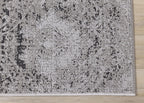 Jackson Distressed Damask Indoor/Outdoor Area Rug - 5'3" x 7'7"|Carpette Jackson à motif damassé vieilli pour l'intérieur et l'extérieur - 5 pi 3 po x 7 pi 7 po