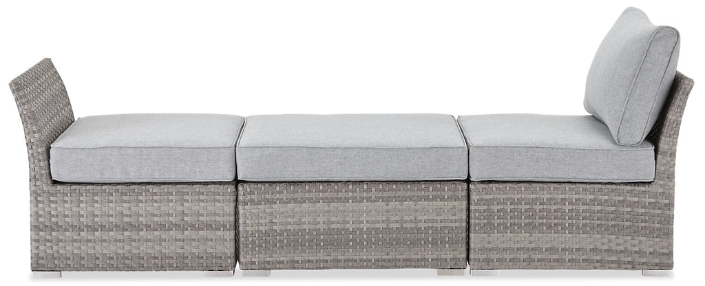 Bermuda 6-Piece Canopy Outdoor Patio Conversation Set - Hand-Woven Resin Wicker, UV & Weather Resistant - Grey | Ensemble de conversation Bermuda 6 pièces avec toit pour la terrasse à l’extérieur - osier en résine tressé à la main - gris