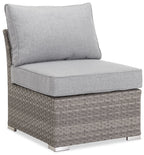 Bermuda 6-Piece Canopy Outdoor Patio Conversation Set - Hand-Woven Resin Wicker, UV & Weather Resistant - Grey | Ensemble de conversation Bermuda 6 pièces avec toit pour la terrasse à l’extérieur - osier en résine tressé à la main - gris