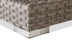 Bermuda 6-Piece Canopy Outdoor Patio Conversation Set - Hand-Woven Resin Wicker, UV & Weather Resistant - Grey | Ensemble de conversation Bermuda 6 pièces avec toit pour la terrasse à l’extérieur - osier en résine tressé à la main - gris