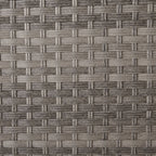 Bermuda 6-Piece Canopy Outdoor Patio Conversation Set - Hand-Woven Resin Wicker, UV & Weather Resistant - Grey | Ensemble de conversation Bermuda 6 pièces avec toit pour la terrasse à l’extérieur - osier en résine tressé à la main - gris