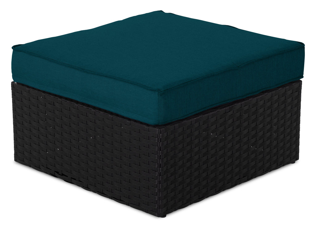 Barbados 6-Piece Patio Set with Ottoman – Blue  | Ensemble Barbados 6 pièces pour la terrasse avec pouf - bleu
