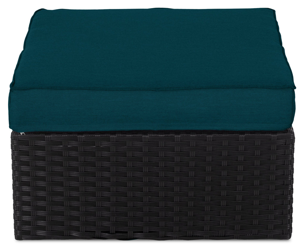 Barbados 6-Piece Patio Set with Ottoman – Blue  | Ensemble Barbados 6 pièces pour la terrasse avec pouf - bleu