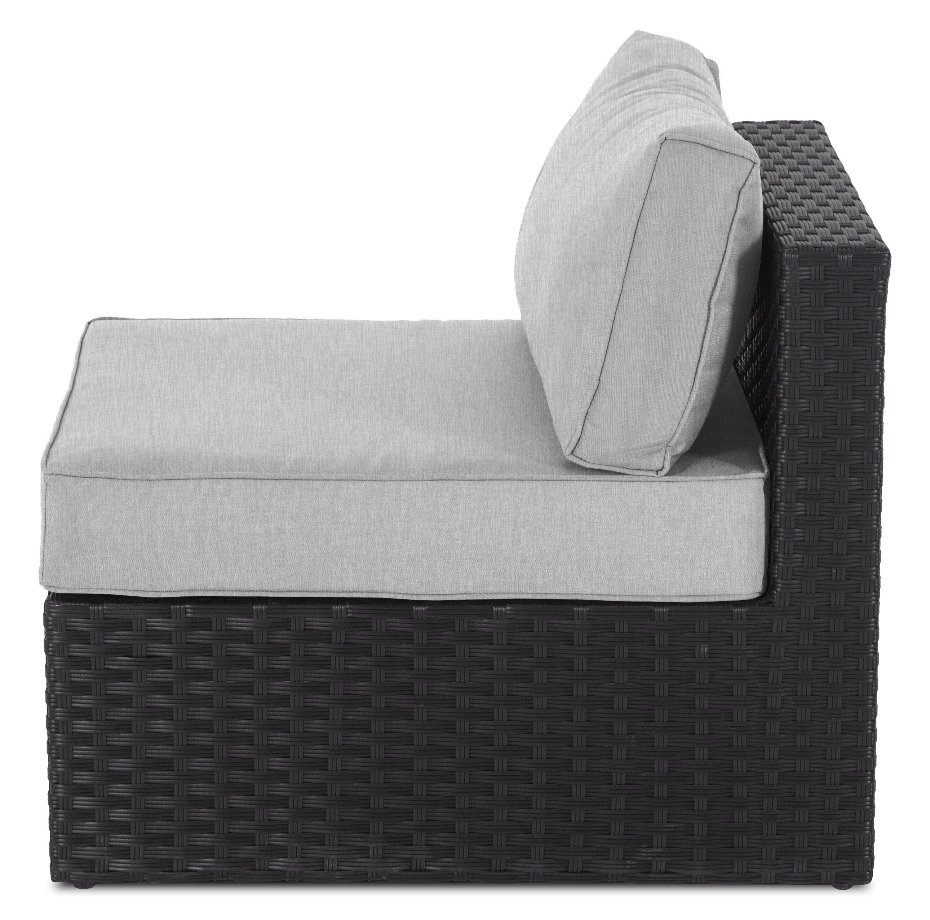 Barbados Armless Patio Chair – Grey | Fauteuil sans accoudoirs Barbados pour la terrasse - gris