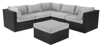 Barbados Armless Patio Chair – Grey | Fauteuil sans accoudoirs Barbados pour la terrasse - gris