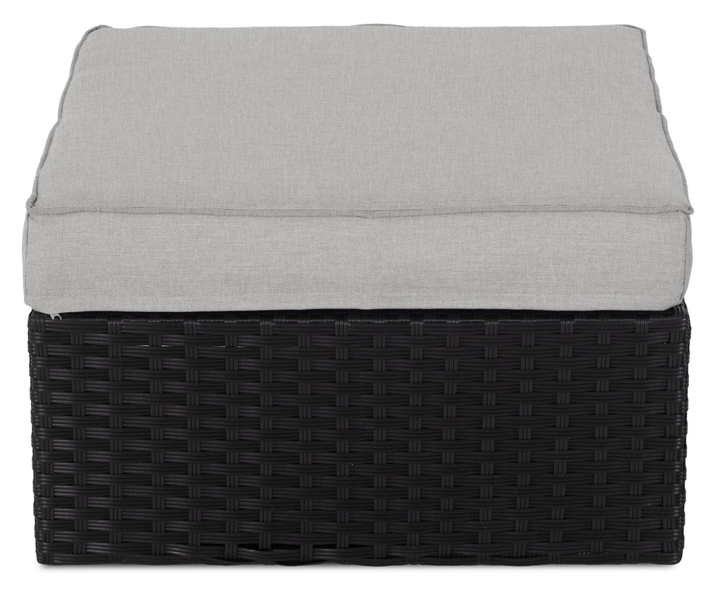 Barbados 6-Piece Patio Set with Ottoman – Grey | Ensemble Barbados 6 pièces pour la terrasse avec pouf - gris