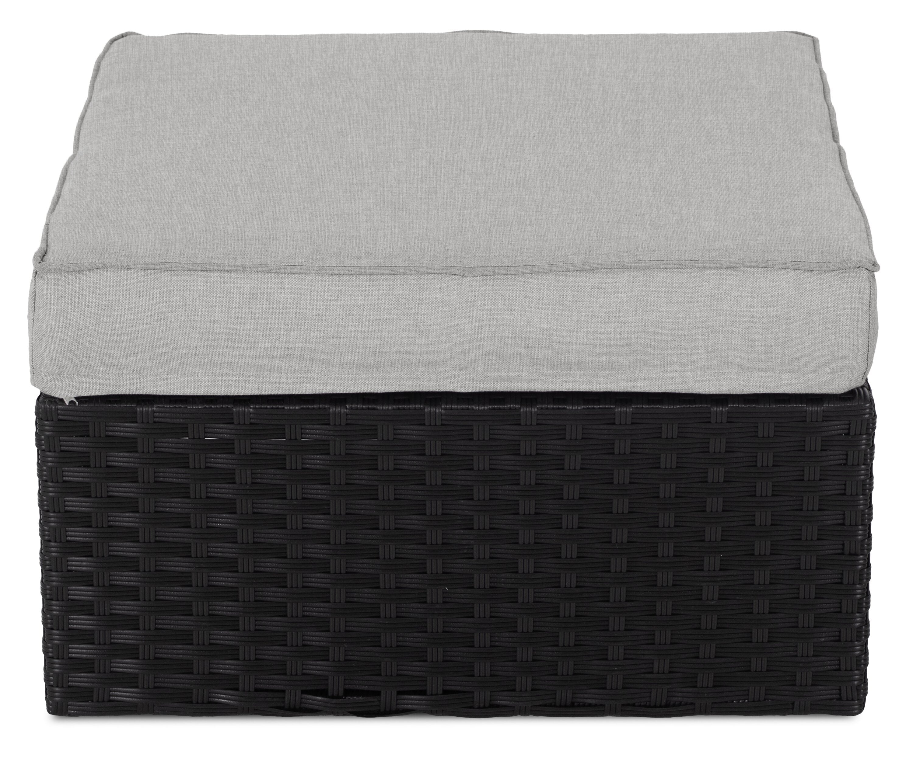 Barbados 6-Piece Patio Set with Ottoman – Grey | Ensemble Barbados 6 pièces pour la terrasse avec pouf - gris
