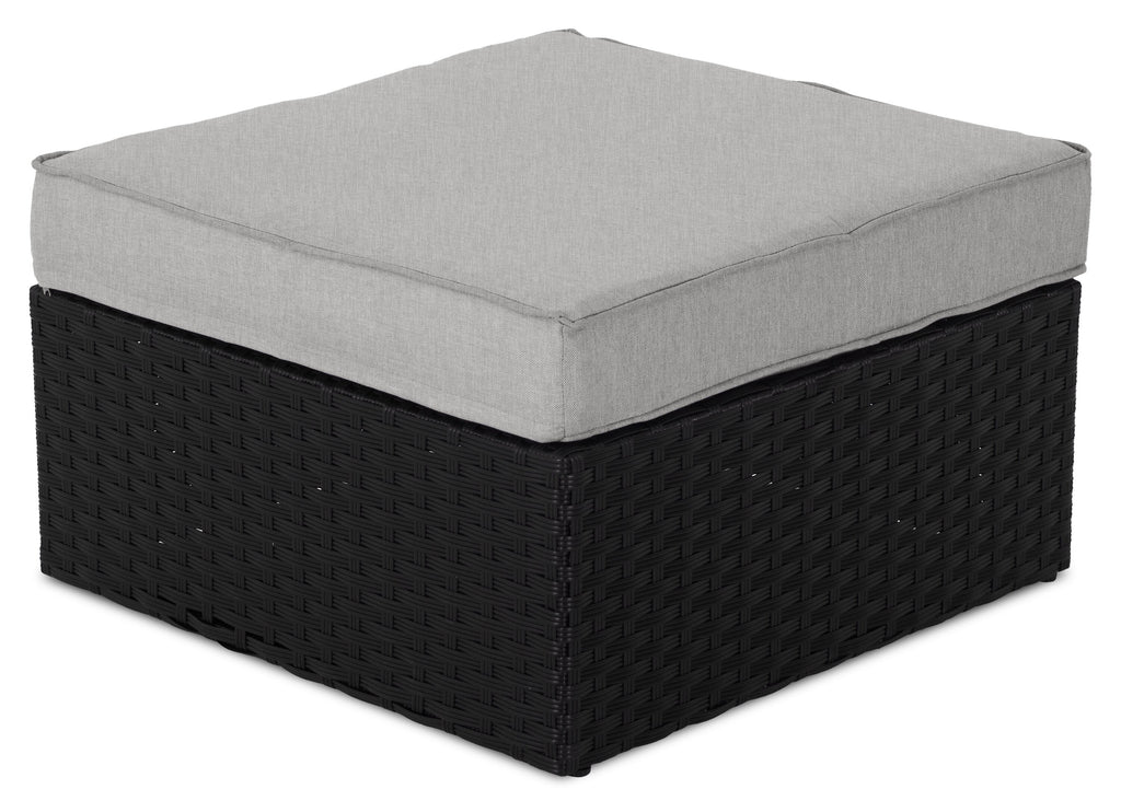Barbados 6-Piece Patio Set with Ottoman – Grey | Ensemble Barbados 6 pièces pour la terrasse avec pouf - gris