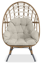 Coco Egg Outdoor Patio Chair - Brown | Fauteuil en forme d’œuf Coco pour la terrasse et l’extérieur - brun