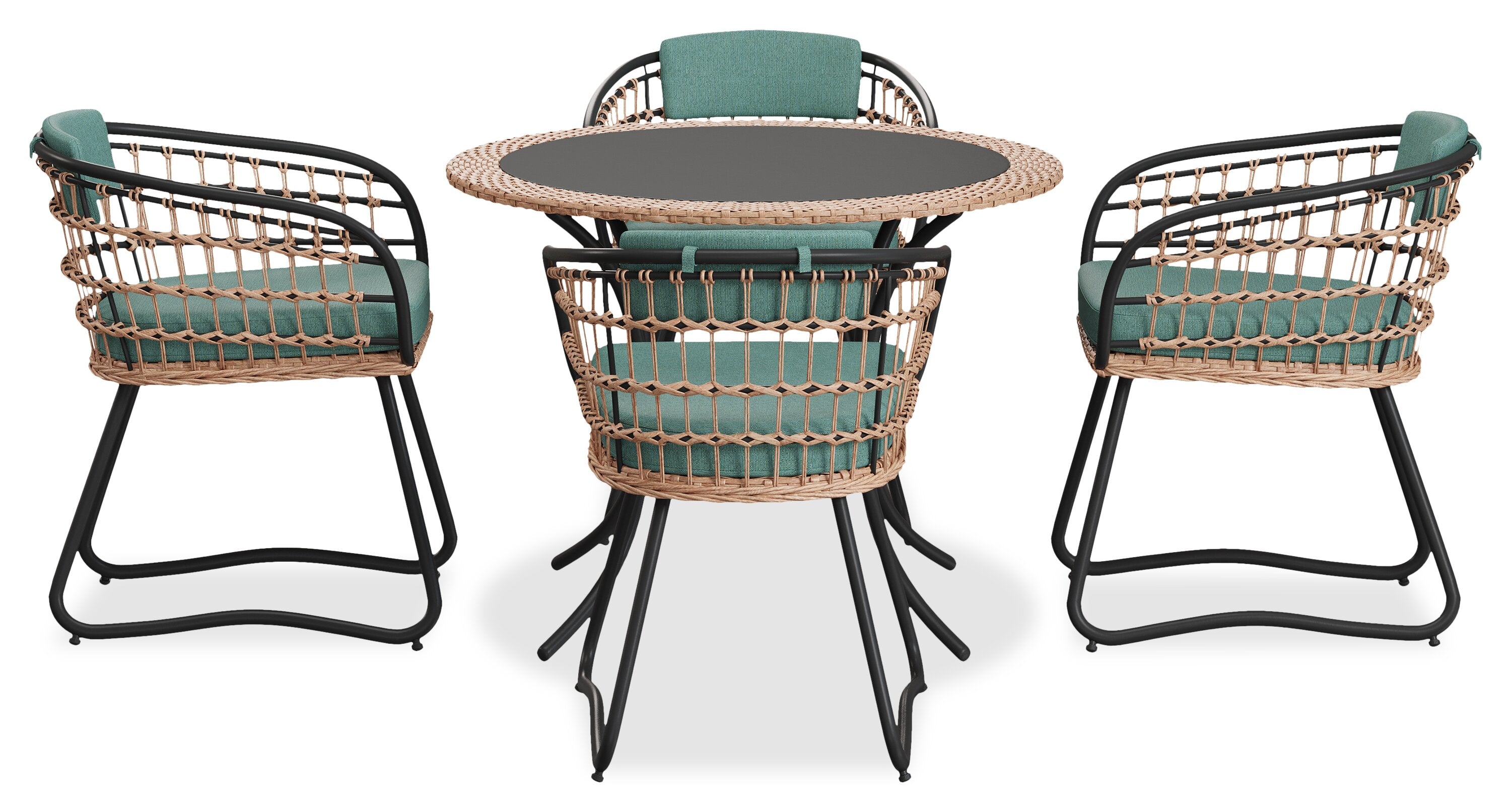 Ibiza 5-Piece Patio Dining Set | Coin-repas pour la terrasse Ibiza 5 pièces