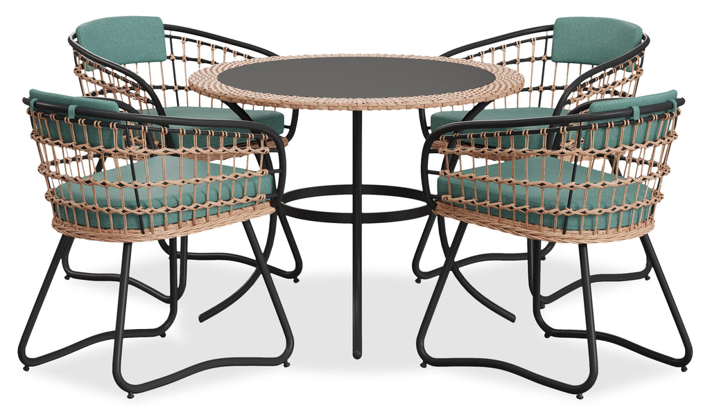 Ibiza 5-Piece Patio Dining Set | Coin-repas pour la terrasse Ibiza 5 pièces