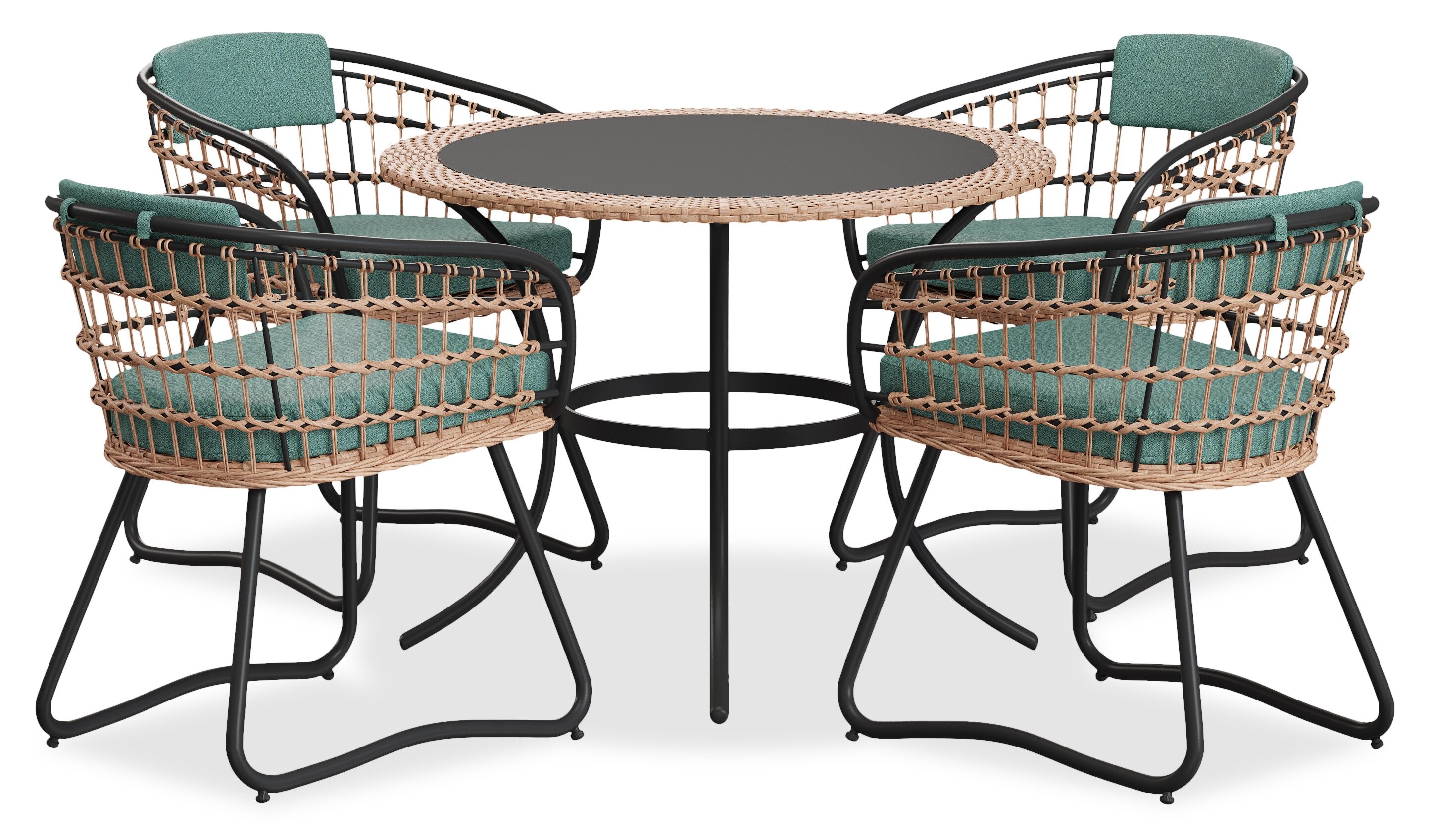 Ibiza 5-Piece Patio Dining Set | Coin-repas pour la terrasse Ibiza 5 pièces