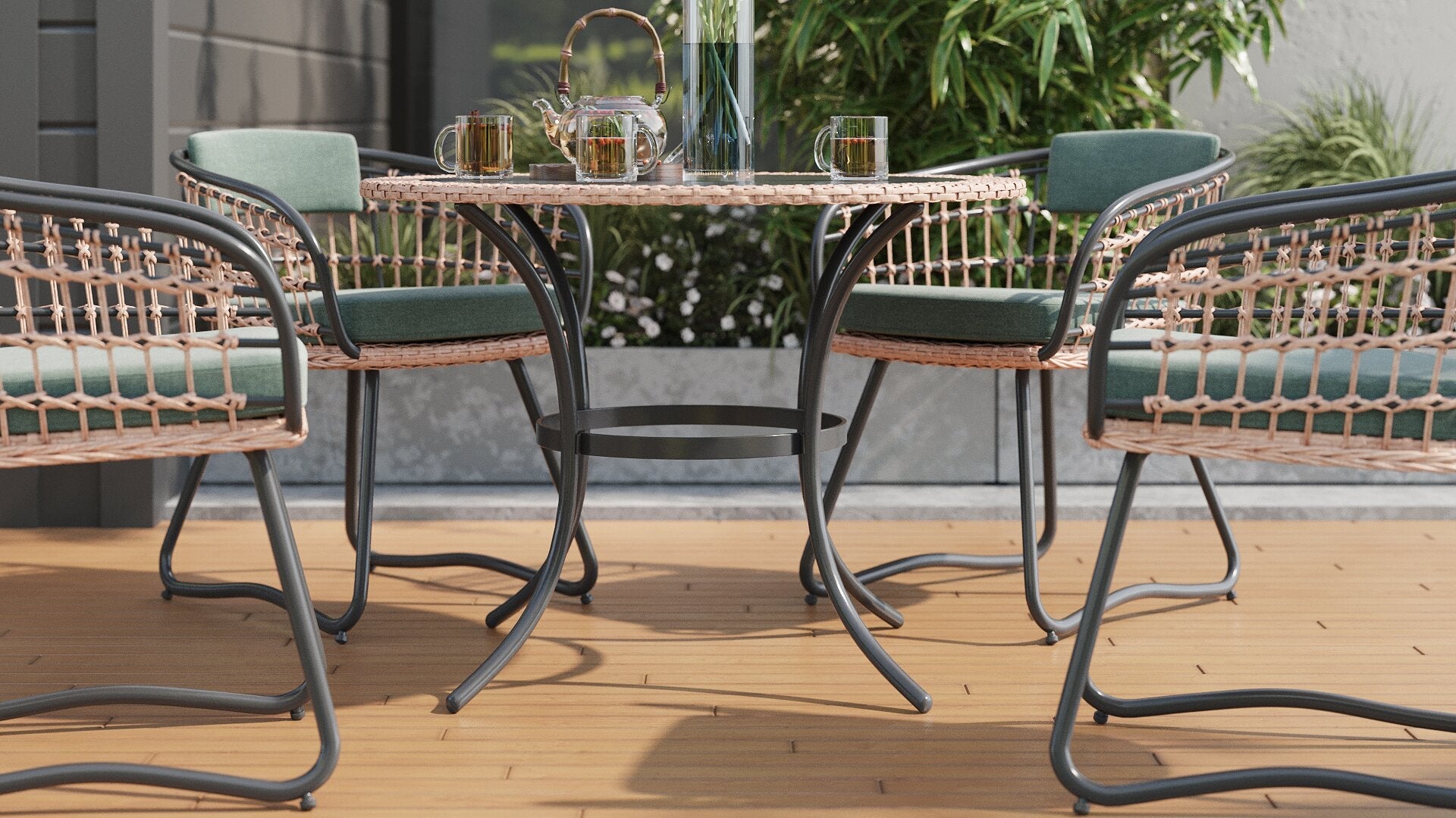 Ibiza Patio Chair - Set of 4 | Chaise Ibiza pour la terrasse - ensemble de 4