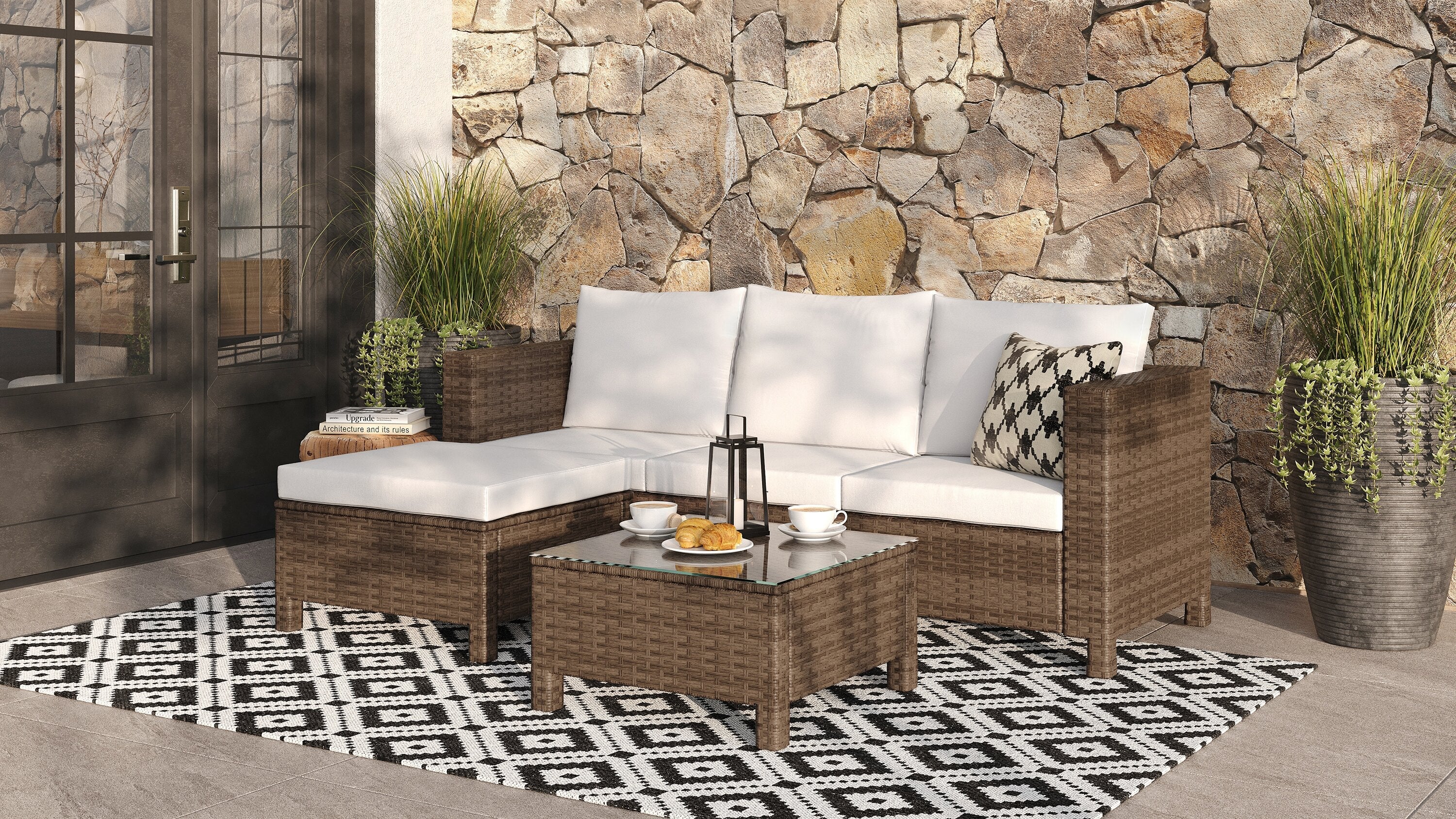 Miami 3-Piece Patio Set | Ensemble Miami 3 pièces pour la terrasse