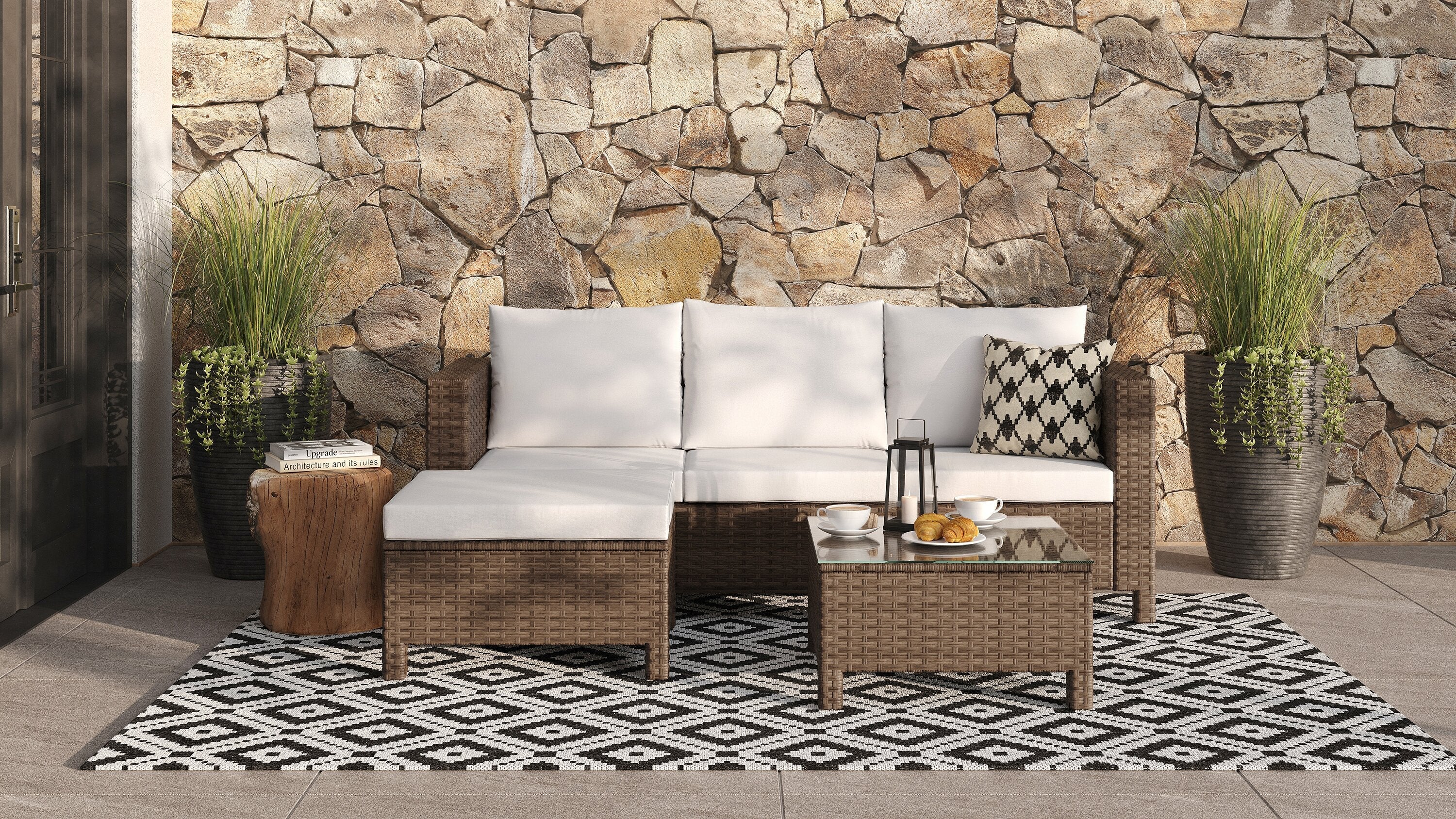 Miami 3-Piece Patio Set | Ensemble Miami 3 pièces pour la terrasse