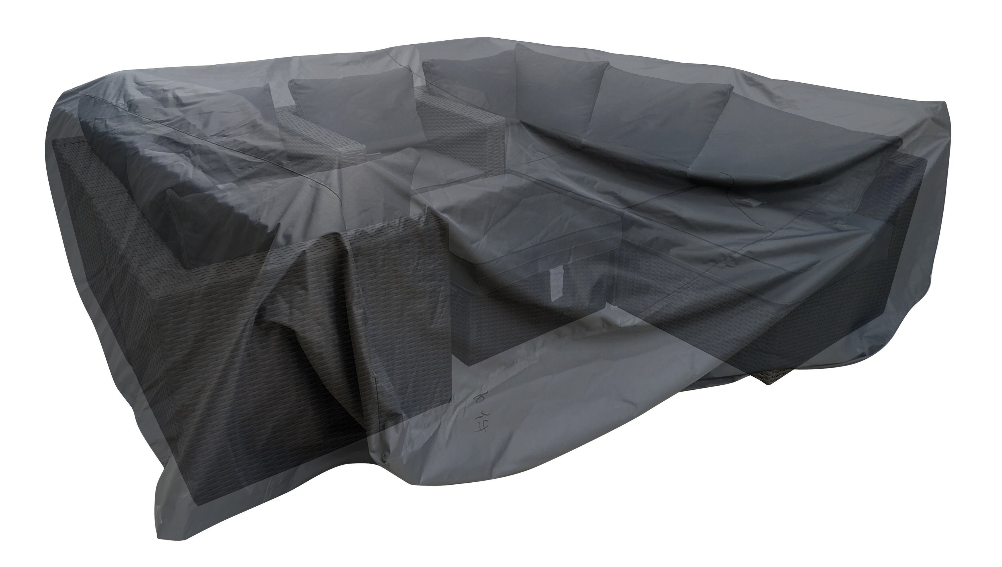 Morris 7-Piece & 10-Piece Outdoor Patio Furniture Cover - Water Resistant, Dustproof - Grey|Housse pour ensembles Morris 7 pièces et 10 pièces pour la terrasse à l’extérieur, résistante à l’eau et à la poussière - grise