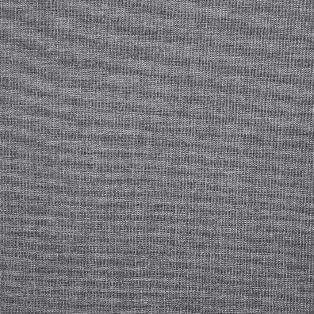 Morris Large Outdoor Patio Ottoman - Hand-Woven Resin Wicker, Olefin Fabric, UV & Weather Resistant - Grey|Grand pouf Morris pour la terrasse|MORRGBOT
