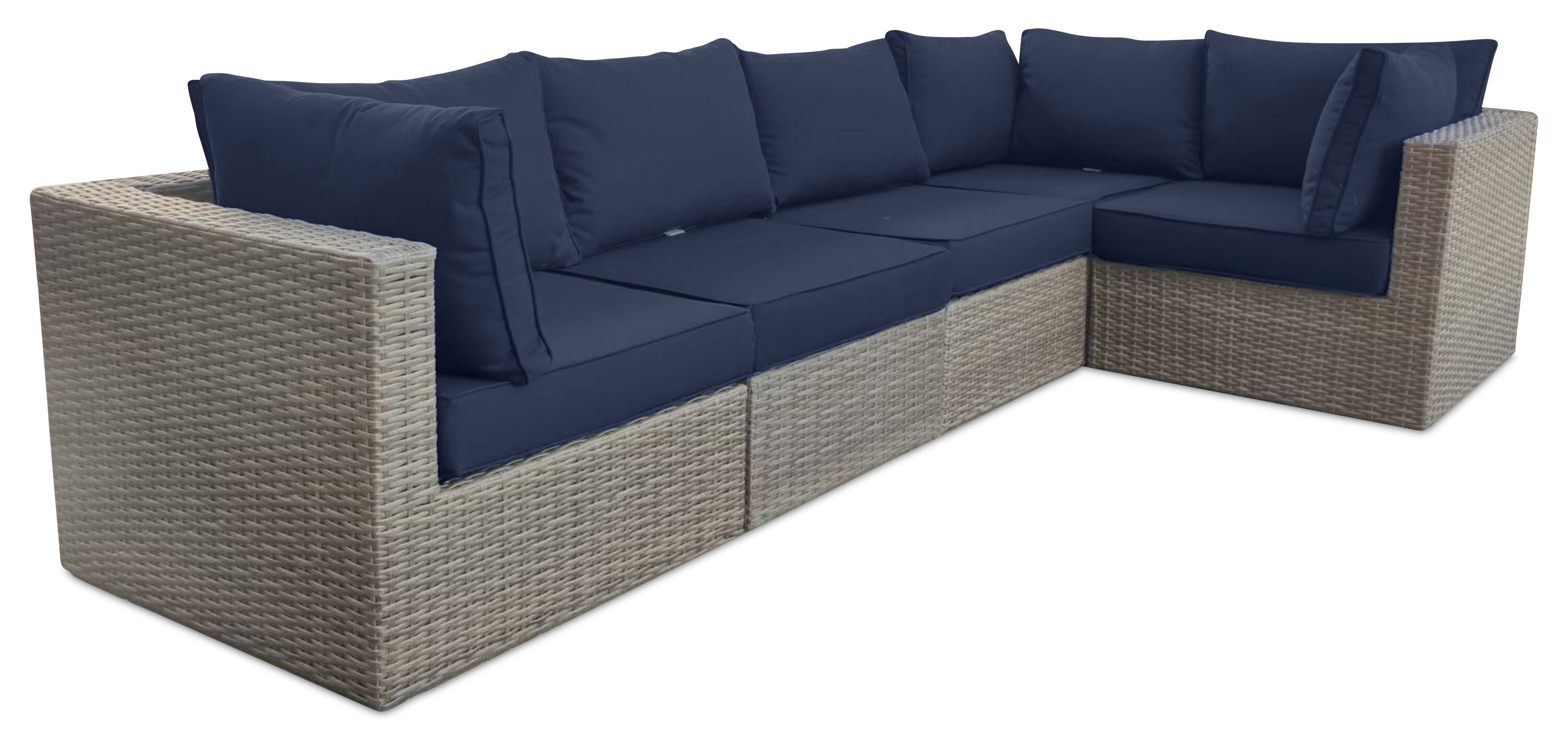 Naples 5-Piece Patio Set - Blue | Ensemble Naples 5 pièces pour la terrasse - bleu