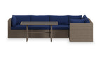 Naples 5-Piece Patio Set - Blue | Ensemble Naples 5 pièces pour la terrasse - bleu