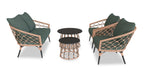 Kort & Co. Panama 5-Piece Patio Conversation Set | Kort & Co. Ensemble de conversation Panama 5 pièces pour la terrasse